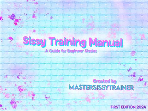 Let me introduce you my new sissy training guide : r/sissyology.